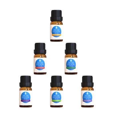 Ensemble de 6 mélanges d'huiles essentielles aromatiques