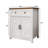 Grain Top Farmhouse Barn-Door Storage Cabinet, Coffee Bar Buffet Sideboard With Drawer For Kitchen & Living Room-1219262481