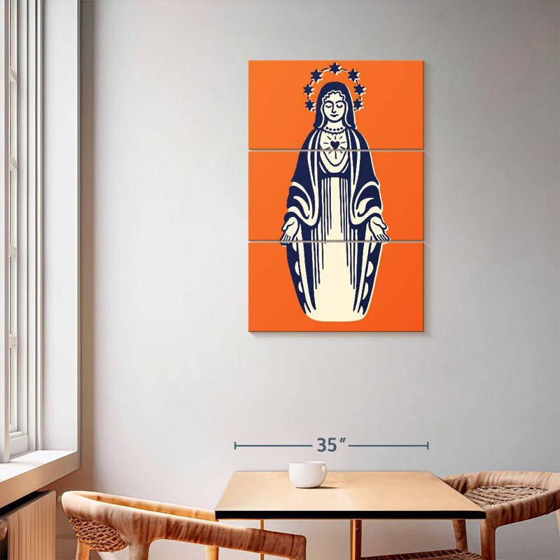 Leisha Sacred Virgin Mary, 57" H x 36" W