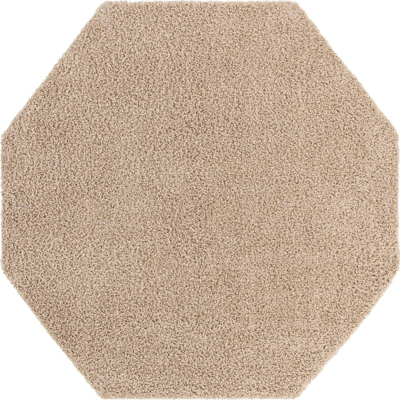 Santoya Indoor Rug, Octagon 6'1" x 6'1", Taupe