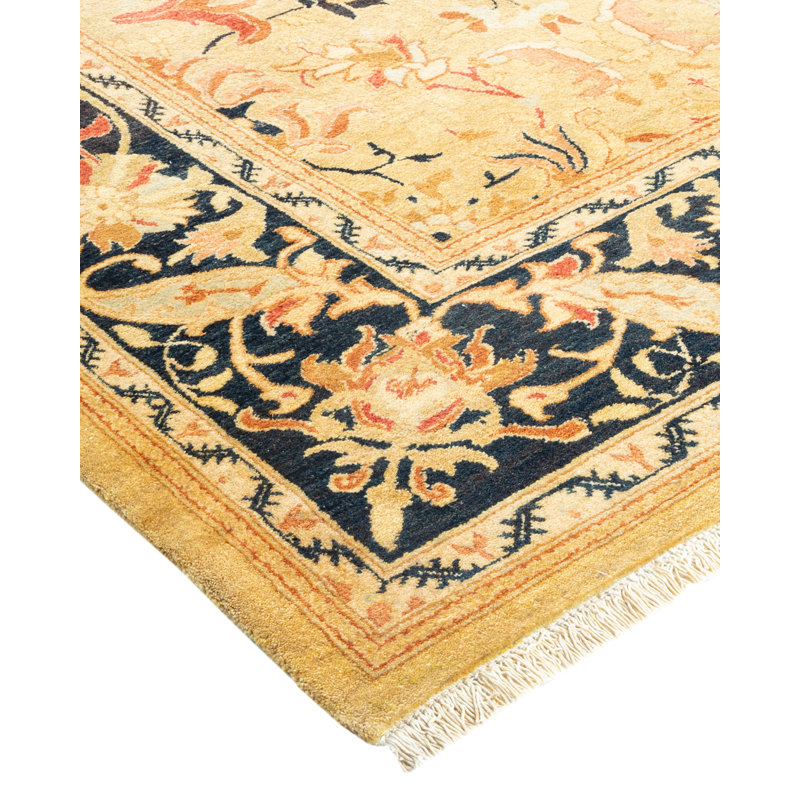 Classic One-of-a-Kind 6' 1" x 9' 1" Hand Knotted Area Rug