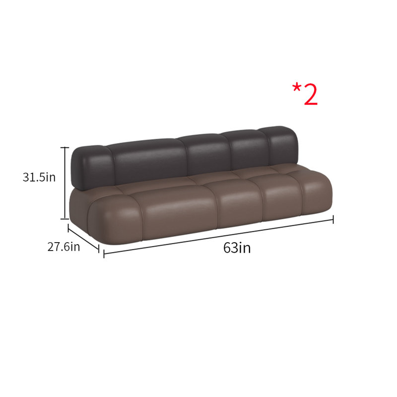 Banc rembourré en similicuir