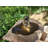 Three Stack Rustic Rock Bowl Pebble Fountain