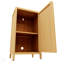 Armoire de rangement pour salle de bain en bambou