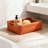 Handcrafted Scandinavian Minimalist Leather Desk Tray, Stylish Storage Organizer For Living Room And Bedroom, Perfect For Remote Controls And Small Items