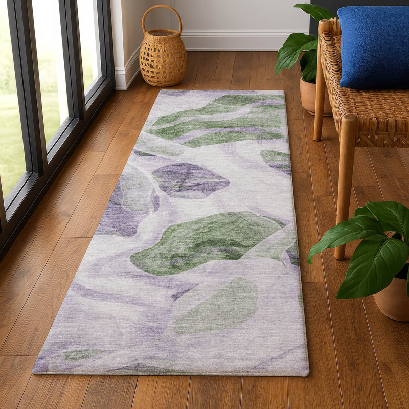 Premium Machine Washable Chelston AMF1863 Abstract Rug, Runner 2'3" x 7'6"