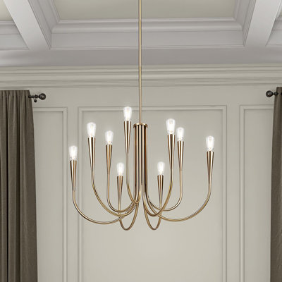 Rowlett - Chandelier - 9-Light -