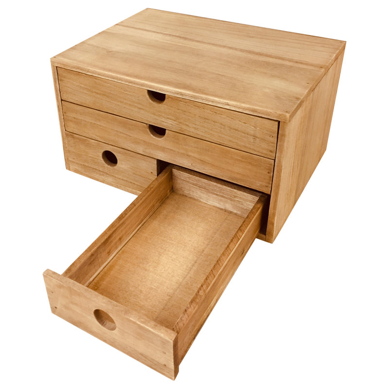 Aster Wood Desk Organiser