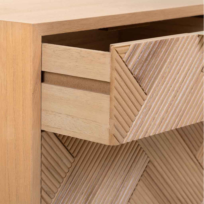 Verdell 42cm W Manufactured Wood Bedside Table