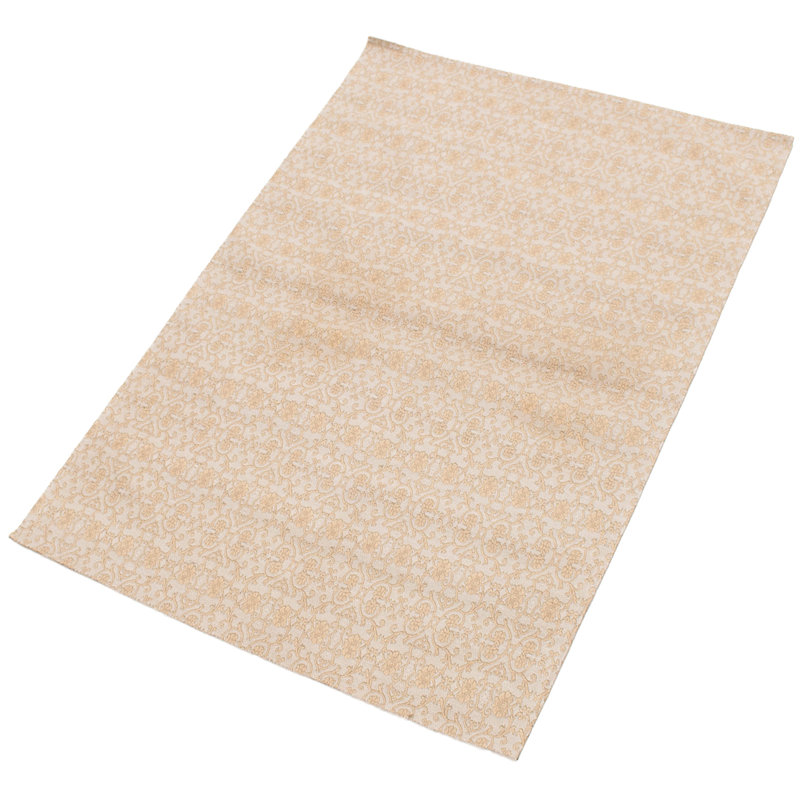 Tapis à main one-of-kind à la main noué la 2010, gris/brun clair 4 pi 7 po x 6 pi zone de chenille 8 po Cruise