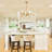 24-lights Dimmable Sputnik Gold Chandelier With Glass Shades-1576748992