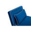 Fauteuil-lit moderne en velours pliable avec passepoil - dossier réglable à 3 positions, se convertit en lit en 10 secondes, comprend un oreiller et un canapé-lit bleu pour économiser de l'espace-342583053