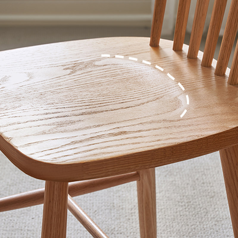 Simple solid wood rock plate dining table sets.