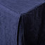 Couvre-lit plissé 3 pièces bleu marine-122461211-122461215