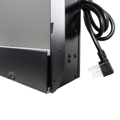 60 Inch Electric Fireplace, Wall Mounted Or Built-In, Multi Color Flame & , 1400W Heat, Clear Digital Display Remote, Changing Function