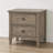 2-Drawer Nightstand With Round Bronze Pull Knobs(Includes Only Nightstand)