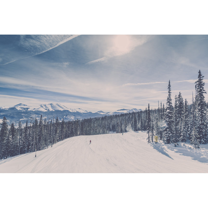 Breckenridge Ski Resort Landscape by Onfokus - Wrapped Canvas Print