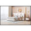 Grand lit plateforme tapissier