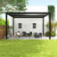 Louver Pergola Aluminum Frame & Louvers-125198975