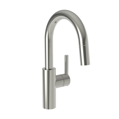 East Linear Single Handle Pull Down Bar Faucet