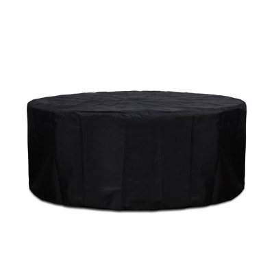 Scottsdale 40" Round Stone Propane Fire Pit Table By Real Flame