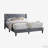Velvet Upholstered Queen Size Bed-184479521