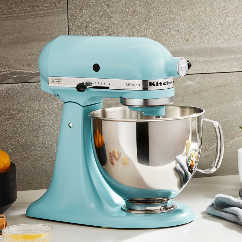KitchenAid Artisan Series 325-Watt Tilt-Back Head Stand Mixer in Mineral Water Blue