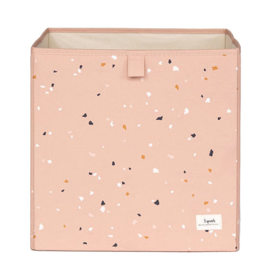3 Sprouts - Recycled Fabric Storage Cube - Terrazzo