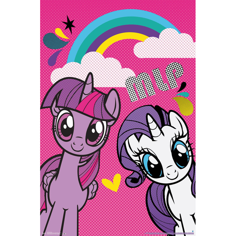 Impression sur papier sourire my little pony