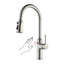 Robinet sans contact avec pulvérisateur rétractable, robinet à capteur de mouvement à un trou pour évier de cuisine, Lefton KF2210-107653741