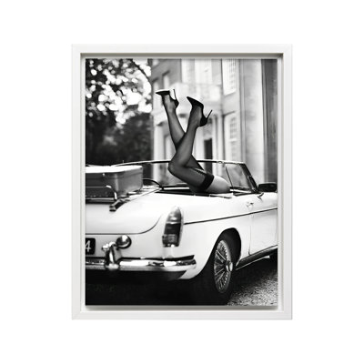 High Heels In Classic Car