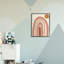 Désert soleil arc-en-ciel doux paysage beige-91020613-91020615