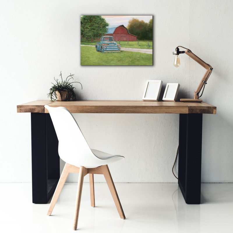 «Vintage Truck» par James Wiens, art mural sur toile, H 18 po x l 26 po