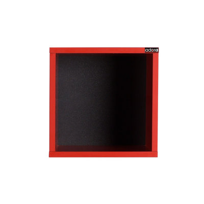 Tablette murale moderne 13,0 po x 13,0 po x 7,5 po | 100% panneau de particules enduit de mélamine, épaisseur: 0,6 pouce | Conception élégante et fonctionnelle pour la décoration intérieure, parfaite pour les solutions de rangement dans le salon, la