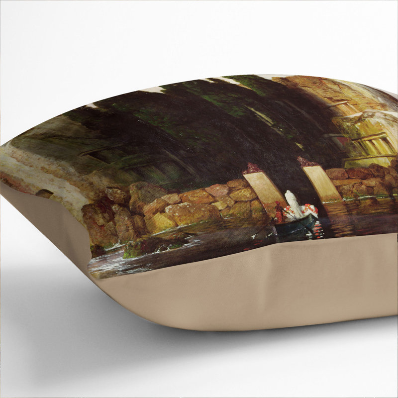 Square Cushion, 55cm H x 55cm W x 20cm D, Stone