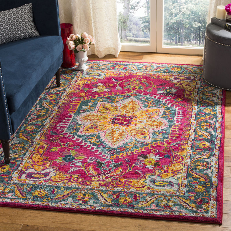 Dostie 100 Performance Oriental Rug, Rectangle 4' x 6'