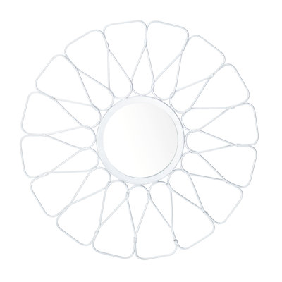 Gundelinde Metal Flat Wall Mirror