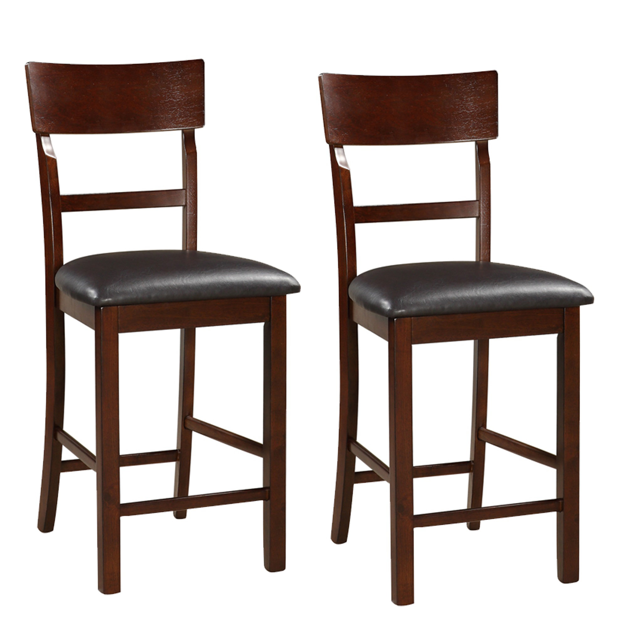 Winston Porter Gallashaw Solid Wood Counter Stool | Wayfair