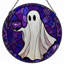 Vitrail vitrail 12 "H Ghost And Grape