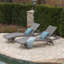 Wicker Chaise Lounge