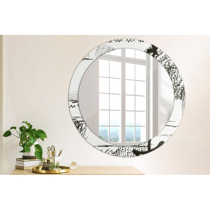 Huldar Glass Flat Wall Mirror