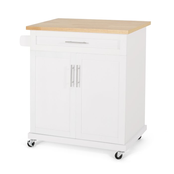 Red Barrel Studio® Wood Kitchen Cart & Reviews 