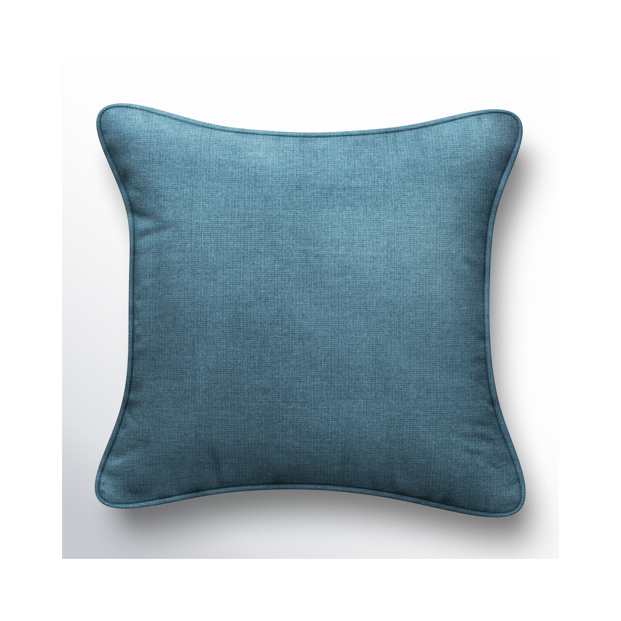 Hansah Indoor/Outdoor Throw Pillow, Sunbrella Canvas Aruba, 22" H x 22" W x 6" D