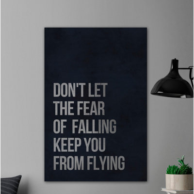 Fear of Falling II 1 Piece Wrapped Canvas Wall Art