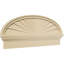 Fronton en uréthane Elliptical Signature, brun clair apprêté-102752094-113054387-113222581