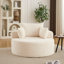 Fauteuil-lit moelleux moderne en velours côtelé 50 po, sans assemblage requis