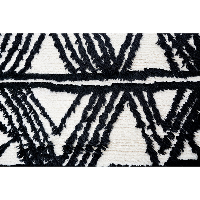 Wool Moroccan Area Rug, Rectangle 8' x 10'