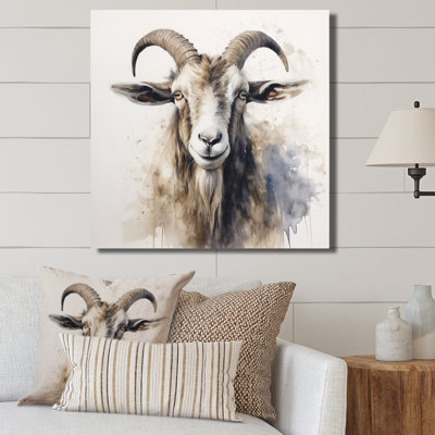 «Graceful Goat Grazers II», reproduction sur toile