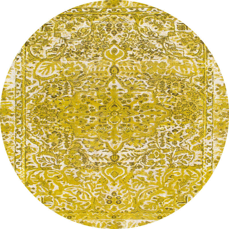 Tapis multicolore Aastha, Rond 6 pi