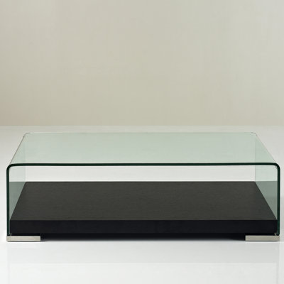 Seymour Glass Top Single Coffee Table